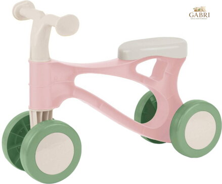 LENA Odrážedlo Rolocykl pastelově růžový 48cm baby odstrkovadlo