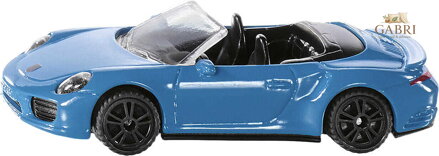SIKU Auto sportovní Porsche 911 Turbo S cabriolet 8cm model kov 1523