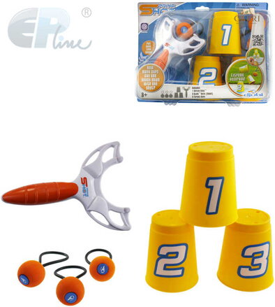 EP Line Hra Phlat Sport set prak se 3 míčky s poutky a 3 kelímky