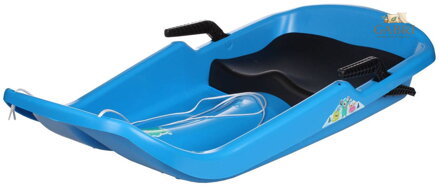 PLASTKON Boby dětské CYCLONE se sedátkem na sníh Modré
