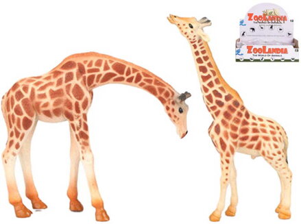 Zvířata žirafa 13-18cm plastové figurky zvířátka 2 druhy