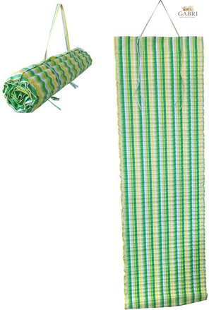 ACRA Lehátko plážové rolovací 170x55cm zelené pruhované