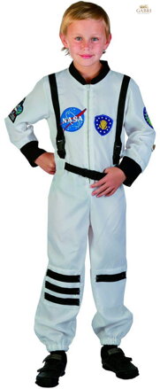 KARNEVAL Šaty kosmonaut vel.M (120-130cm) 5-9 let *KOSTÝM*