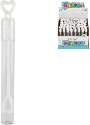 Bublifuk gelový mini kapesní 5ml bílý svatební bublifukovač