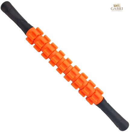 MERCO Tyč masážní rehabilitační 47,5cm roller na uvolnění svalů oranžový