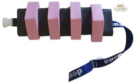 MATUŠKA-DENA Pás plavecký 60cm růžovo-černý
