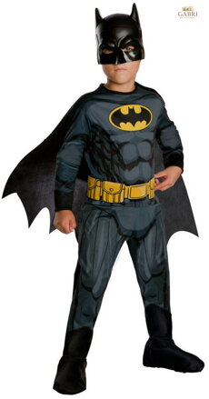 KARNEVAL Šaty Batman s maskou vel. S (3-4 roky) *KOSTÝM*
