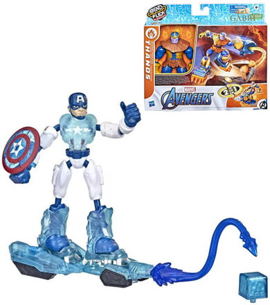 HASBRO Akční figurka mise Bend and Flex 15cm 2v1 set s doplňky 2 druhy plast