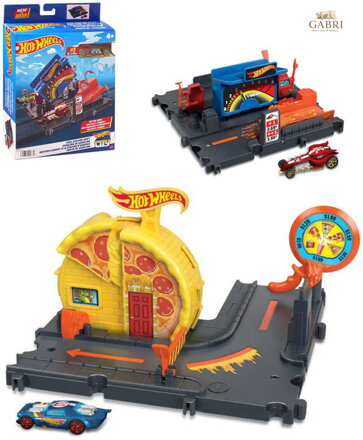 MATTEL HOT WHEELS City Zábava ve městě herní set s autíčkem 2 druhy