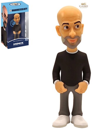 MINIX Figurka sběratelská Pep Guardiola (Manchester City FC) fotbalové hvězdy