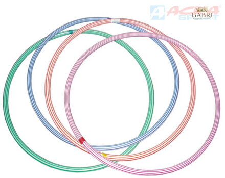 ACRA Obruč gymnastická hula hoop 50cm dětský fitness kruh 4 barvy
