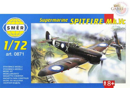SMĚR Model letadlo Supermarine Spitfire 1:72 (stavebnice letadla)