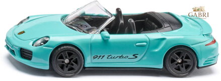 SIKU Auto Porsche 911 Turbo S Cabriolet kovový model 1117