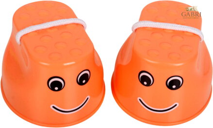 MERCO Chůdy Smile dětské balanční protiskluzové oranžové plast