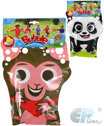 EP line Bubbles zábavné rukavice s bublifukem na tvorbu bublin zvířátko 8 druhů