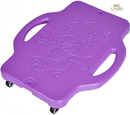 MERCO Surf podlahový Scooter Board s madly 58x50x11cm fialový