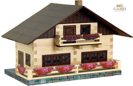 WALACHIA Alpský dům W43 Hobby Kit DŘEVĚNÁ STAVEBNICE