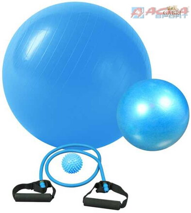 ACRA Sada Fitness rehabilitační Gymball, Expandér, Overball