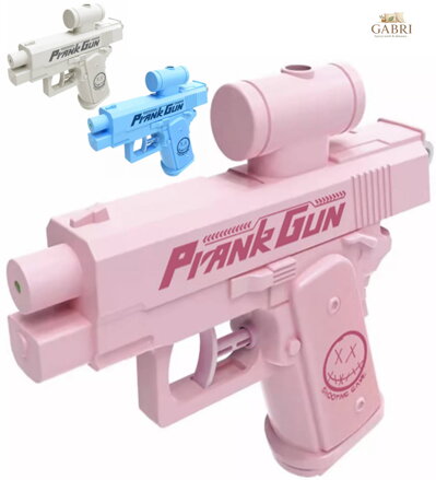 Pistolka dětská stříkací vodní 16cm se zásobníkem na vodu 3 barvy
