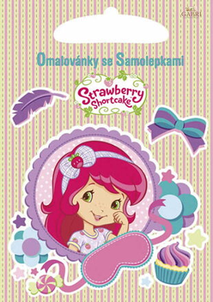 AKIM Omalovánky do ruky se samolepkami A5 Jahůdka (Strawberry Shortcake)