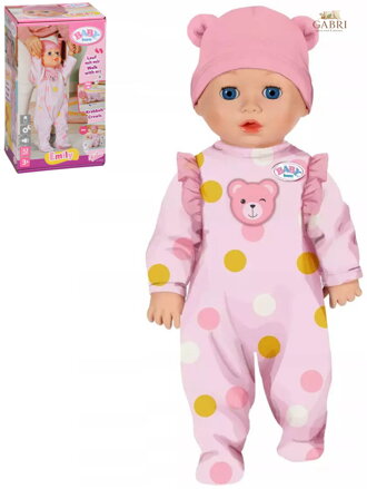 ZAPF BABY BORN Panenka miminko Emily učí se chodit na baterie Zvuk