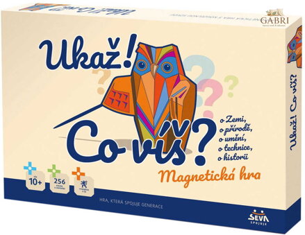 SEVA Hra magnetická vědomostní Ukaž! co víš? *SPOLEČENSKÉ HRY*