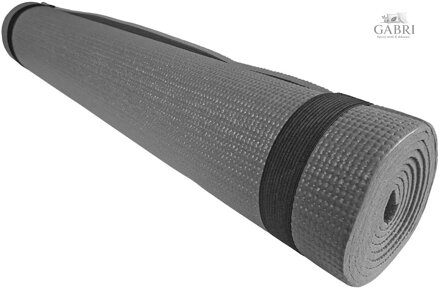 Fitness podložka Yoga 173x61cm na aerobic 4mm černá na cvičení