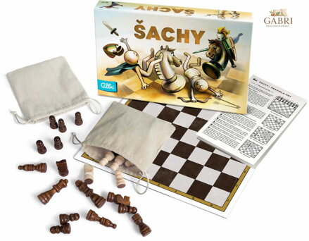 ALBI HRA Šachy *SPOLEČENSKÉ HRY* dřevěné