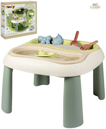 SMOBY Baby stoleček na písek a vodu herní set s formičkami a nástroji