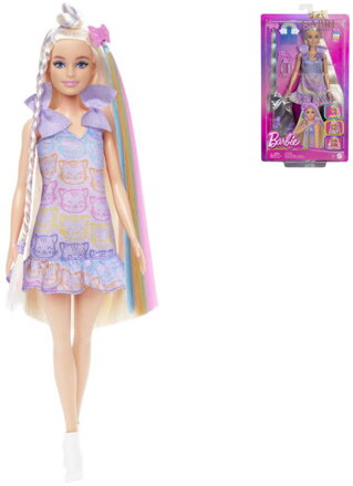 MATTEL BRB Panenka Barbie parádnice kadeřnický set s doplňky