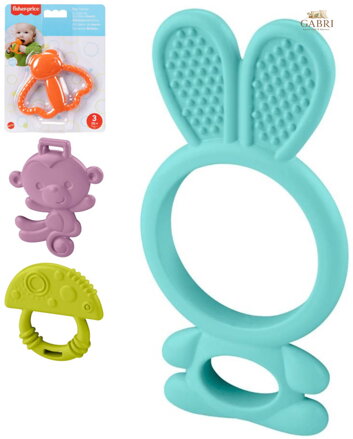 FISHER PRICE Baby kousátko silikonové pro miminko 4 druhy