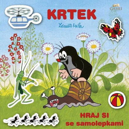 AKIM Hraj si se samolepkami Krtek (Krteček) samolepková knížka