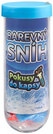 ALBI SCIENCE Pokusy do kapsy Barevný sníh dětský experimentální set