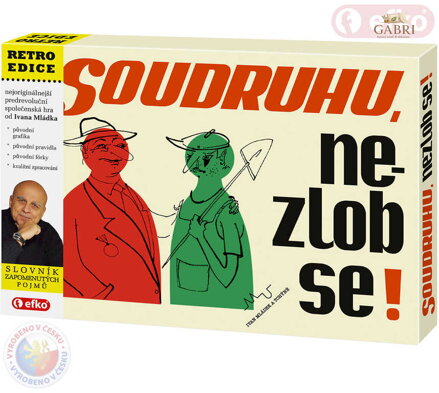 EFKO Hra retro Soudruhu nezlob se! původní vzhled *SPOLEČENSKÉ HRY*