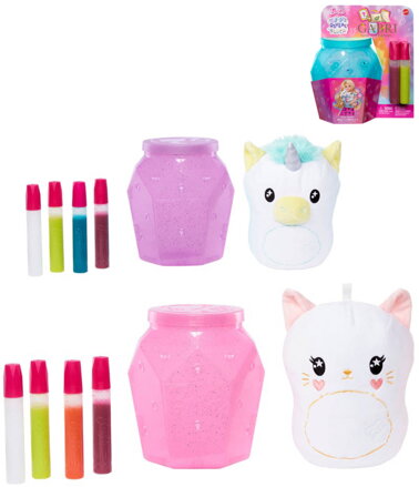 MATTEL BRB Plyšák zvířátko s barvičkami kreativní set batikování 3 druhy