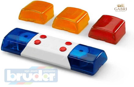 BRUDER 02802 (2802) Maják + siréna univerzální ND 1:16 plast Světlo Zvuk