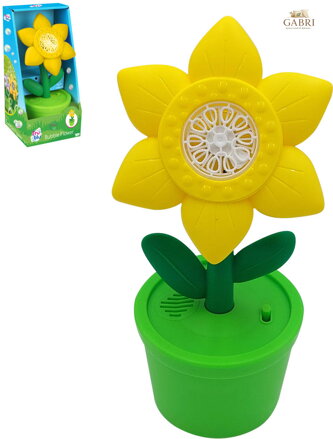 FRU BLU Bublifuk květina automatický s náplní 80ml na baterie Světlo