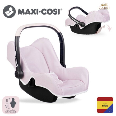 SMOBY Maxi-Cosi Autosedačka pro panenku miminko světle růžová