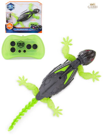 SPIN MASTER RC Gekon Hex Bots lezoucí po stěnách na baterie Světlo USB