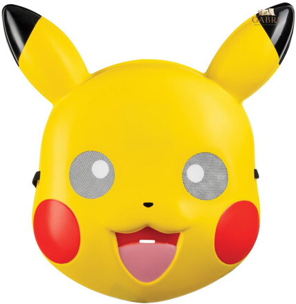KARNEVAL Maska na obličej Pokémon Pikachu *KARNEVALOVÝ DOPLNĚK*