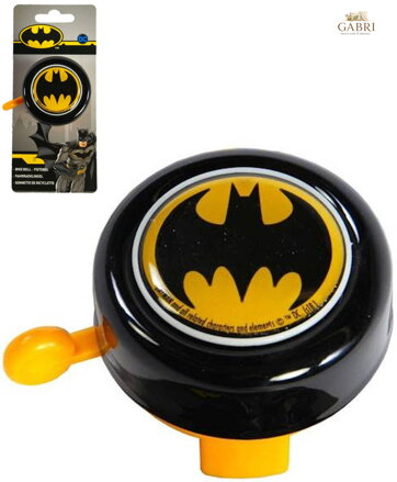 VOLARE Zvonek na dětské kolo Batman klučičí černý