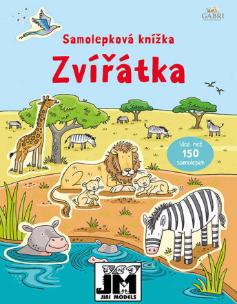 JIRI MODELS Samolepková knížka Zvířátka