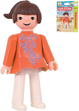 EFKO IGRÁČEK Maminka rodina figurka kloubová na kartě