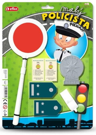 EFKO MALÝ POLICISTA na kartě *DĚTSKÉ PROFESE*