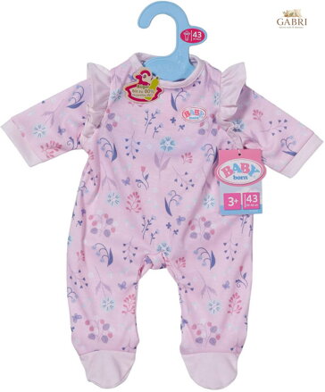 ZAPF BABY BORN Dupačky luční kvítí obleček pro panenku miminko 43cm