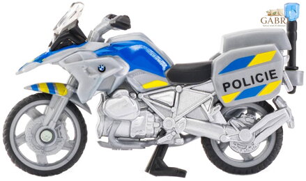 SIKU Motorka česká Policie BMW motocykl policejní model kov 1551