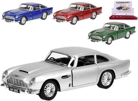 KINSMART Auto model 1:38 ASTON MARTIN DB5 kov PB 13cm 4 barvy