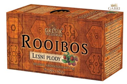 Rooibos Lesní plody 20 n.s. přebal GREŠÍK