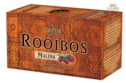 Rooibos Malina 20 n.s. přebal GREŠÍK