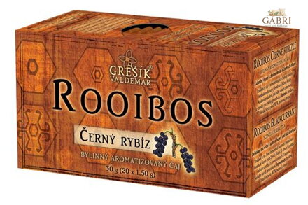 Rooibos Černý rybíz 20 n.s. přebal GREŠÍK